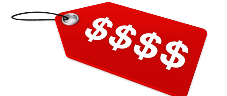Tag de preço ilustra a estratégia de pricing para transportadoras.