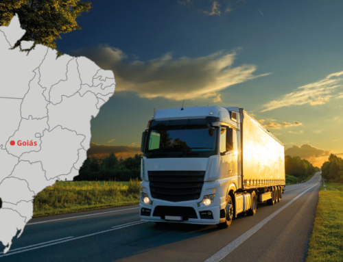 Quais tipos de caminhões são usados em fretes para Goiás?